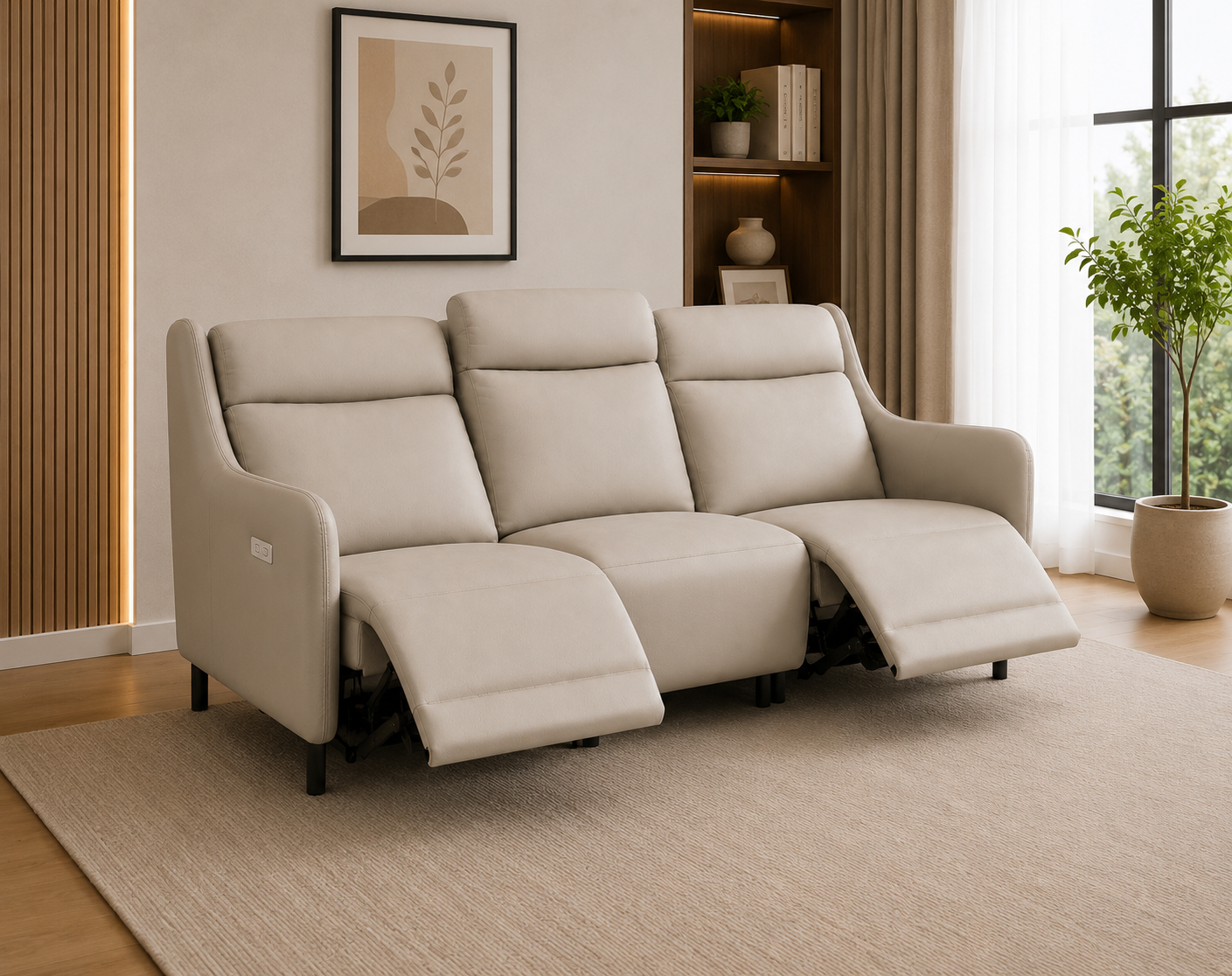 Electric 3-Seater Recliner